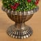 3ft. Pre-Lit Artificial Christmas Ornament Boxwood Topiary Tree with 70 Warm White LED Lights